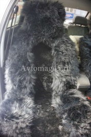 Накидки  комбинированные черный 137x50см 1шт   