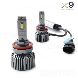 Carprofi X9 лампы LED 2шт H11 12В 40W 5000K 5000Lm гарантия 6мес   