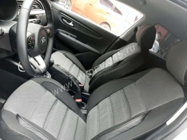 Авточехлы  Kia Rio Киа Рио 2011-2017г Hyundai Solaris 2011-2017г жаккард черно-серый Ижевск   