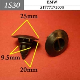1530 Клипса пистон для BMW 