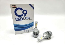C9  чип СОВ LED 2шт H15 12В 36W 6000К 3800Lm гарантия 3мес Salman   