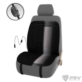 PSV H1  накидка с подогревом спинка и сиденье 35Вт черная гарантия 1год   