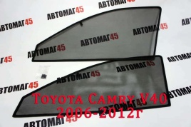 TLT  каркасные шторки на магнитах Toyota Camry V40 Камри 2006-2011г стандарт сетка передние 2шт 10%