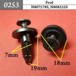 0253 Клипса пистон для Ford 