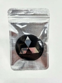 Наклейка на колпаки Mitsubishi сферическая изогнутая 5,4см 4шт (226761)
