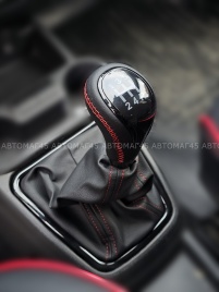 SALMAN Ручка КПП 2190 2192 2194 Lada Granta Гранта с красной ниткой с пыльником   