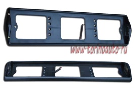 Torino  рамка номерного знака с подсветкой задняя черная   