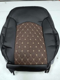 Авточехлы  Hyundai Sonata LF Хендай Соната 2017-2019г экокожа черный ромб   