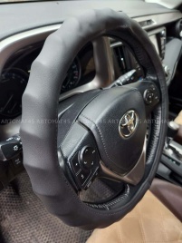 Maximal  оплетка руля экокожа гладкая черная размер 37-39см JJ-74-BL 