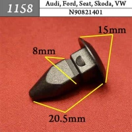 1158 Клипса пистон для Audi Ford Seat Skoda Volkswagen