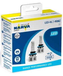 Narva LED лампы H8 H11 H16  Range Perfomance 12В 24W 6500K