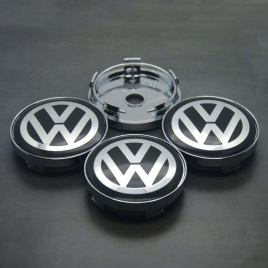 Колпачок ступицы VW 60/57 черный TechLine КиК Слик NZDK 039