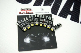 SALMAN Лампа светодиодная T5 1,2W 6000K 120Lm 1 диод SMD 12V без цоколя белый 1шт