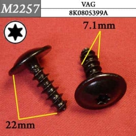 М2257 Автокрепеж металлический 