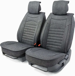 Car Performance накидка каркасная универ на перед сиденья гобелен серый 2шт CUS-2082D.GY
