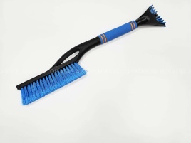 Smart  Щетка для снега cо скребком средняя мягкая щетина 59см   