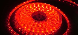 Лента  светодиодная красная Т5050 1м   