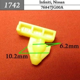 1742 Клипса пистон для Infiniti Nissan