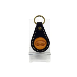 Брелок  на ключ Datsun Датсун кожа трехслойный  