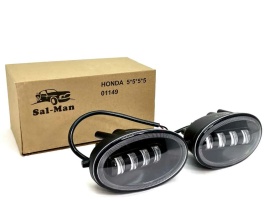 SALMAN  2 реж. 3000 6000K Фары п/туманные Honda LED 50W 4800LM 2шт гаран. 6 мес