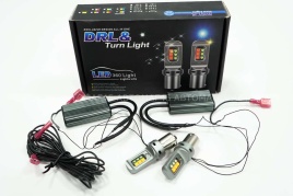 SALMAN Лампа светодиодная P21W Дхо и поворотник 12 SMD 2шт с обманкой гарантия 3 месяца 01816