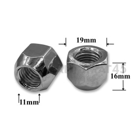 T0500 Гайка колесная иномарки М12*1,5*16 кл.19 конус откр. CH JN-125