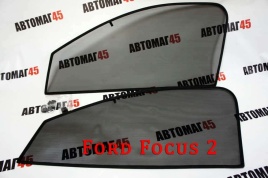 BRENZO  каркасные шторки на магнитах Ford Focus 2 Форд Фокус 2 передние премиум 2шт 15%