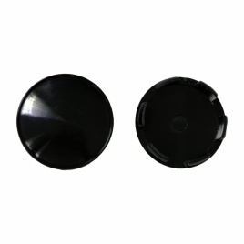 Колпачок ступицы универсальный 56/50 черный с бортиком (213155)