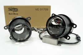 SALMAN  Фары п/туманные 1 линза  Lada Vesta X-Ray и иномар ближн/дальний LED 70W 8000LM 2шт гар 6мес