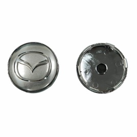 Колпачок ступицы Mazda 60/57 серебро TechLine Кик Слик (198790)