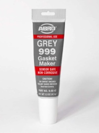 Abro  герметик силиконовый высокотемпературный до 343C без запаха GREY 999 Оригинал 42,5г 