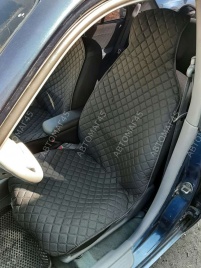 Накидки на сиденье универсальные жаккард черный 2шт   