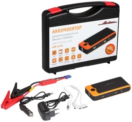 Airline пуско-зарядное устройство Бустер 10000мАч 2USB фонарь пуск ДВС гарантия 1год   