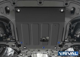 Защита картера и КПП крепеж сталь Нyundai Creta 2 2020-2022г v1.6 v2.0 АВТОБРОНЯ
