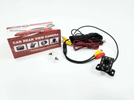 Автомикс Универсальная камера заднего вида 648*488 кубик парковочные линии угол 110 8 диодов LED 