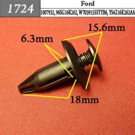 1724 Клипса пистон для Ford 