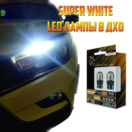 Fukurou лампа светодиодная Т20 21W/5W 330Lm 6000K Lumileds Granta Vesta Renault биполярн белая 2шт