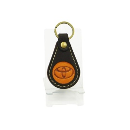 Брелок  на ключ Toyota кожа трехслойный