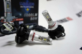X3 чип  ZES LED 2шт HB4 12В 50W 6500K 6000Lm с обманкой гарантия 1мес   