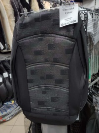 Авточехлы  Chevrolet Cruze Шевроле Круз жаккард черно-серый   