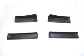 Накладки на пороги Renault Kaptur Рено Каптур 2016-2022г 4 шт пластик