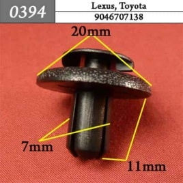 0394 Клипса пистон для Lexus Toyota 