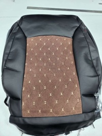 Авточехлы  Chevrolet Cruze Шевроле Круз экокожа вельвет черная ромб   