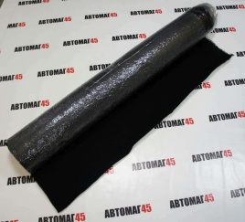 Карпет  акустический самоклеющийся 1м х 1,5м черный   