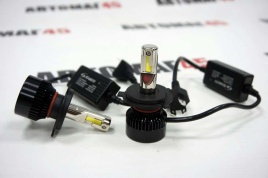 Sariti K5 LED 2шт H4 12В 50W 6000K 5000Lm с обманкой гарантия 6мес   