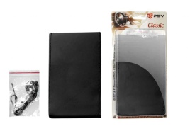 PSV Оплетка руля под шнуровку нат.кожа крупнофактурная черная размер М диаметр 37-39см обхват 10,5см