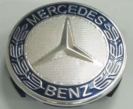 Колпачок ступицы Mercedes 7,5см 74/69 синий BC-001c (113070)