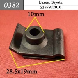 0382 Клипса пистон для Lexus Toyota 