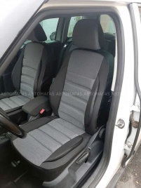 Авточехлы  Skoda Yeti Шкода Йети Skoda Roomster Румстер жаккард серый Ижевск  