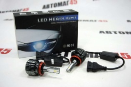 EVO Q5 чип CSP LED 2шт H8/H9/H11/H16 12В 20W 6000К 3000Lm с обманкой гарантия 5мес   